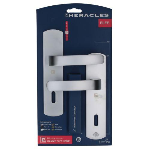 HERACLES ZL-B-ELFE-35 ensemble sur plaque entraxe 165 mm clé L chromé mat sur ca