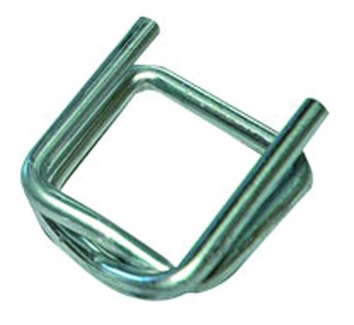 BOUCLE METALLIQUE POUR FEUILLARD TEXTILE LARG 13