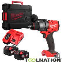 Perceuse-visseuse 18V Milwaukee M18 FUEL 18V FDD3-502X - 2 batteries 5Ah - char