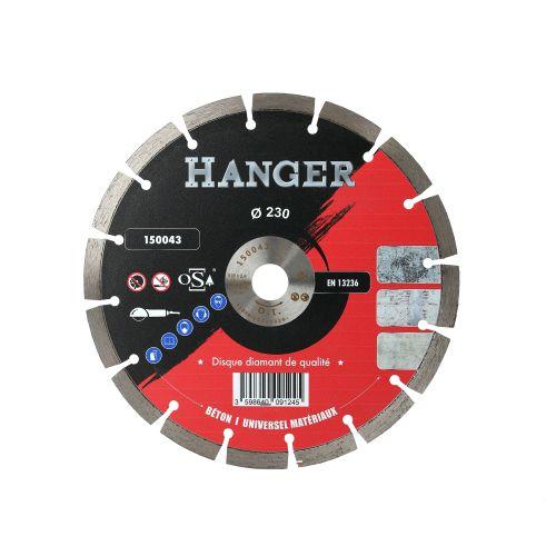 HANGER 150043 disque diamant béton universel 230 mm segment 10 mm