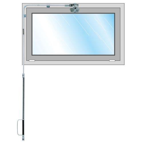 GROOM GRDKF0503 ferme-imposte Liobal 500 complet 3000 mm