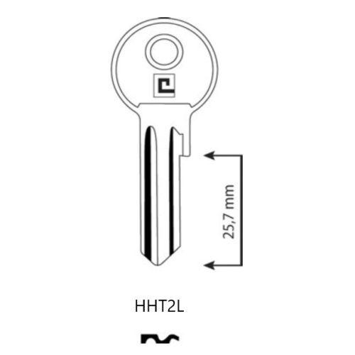 HERACLES HHT2L ébauche de clé laiton boîte de 100