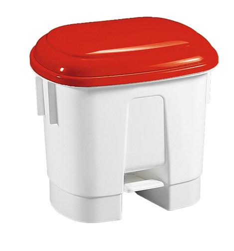 POUBELLE A PEDALE ROUGE 30L