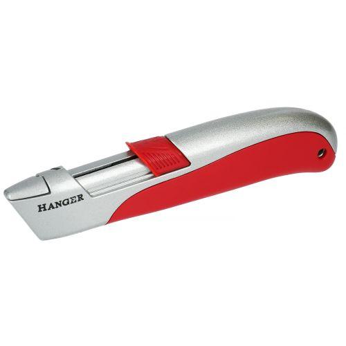 HANGER 110021 cutter trapézoïdal auto-retractable etui de 10 lames