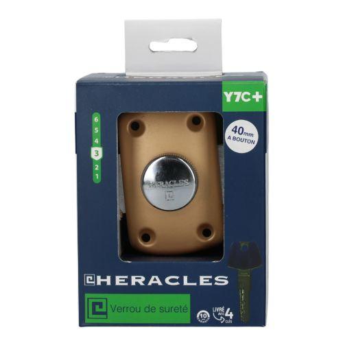 HERACLES ZL-Y7C-10022451 verrou à double entrée 45 mm 4 clés sur carte Y7C+