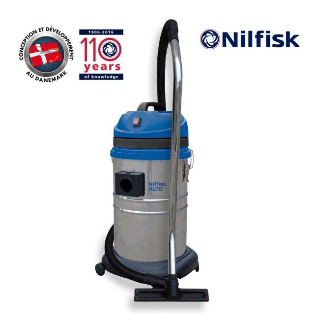 Aspirateur eau poussiere professionnel Nilfisk Maxxi 135 métal