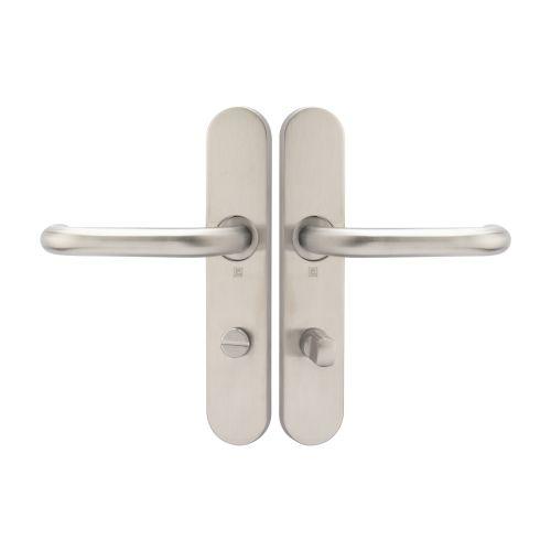 Ensemble double bequille sur plaque JADE série 1294 - Condamnation - inox