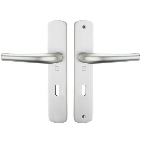 HERACLES B-SALOME-05 ensemble sur plaque entraxe 195 mm clé L argent SALOME HOME