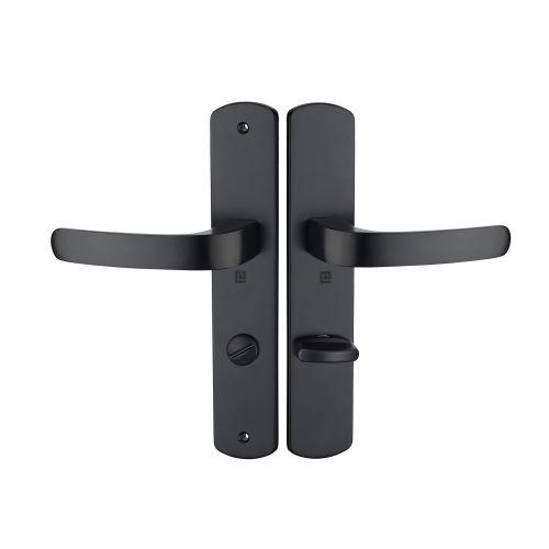 HERACLES B-ELFE-08 ensemble sur plaque entraxe 195 mm condamnation noir mat ELFE