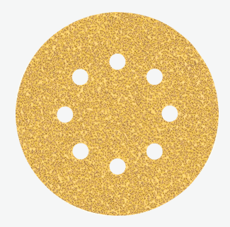 Disque abrasif auto-agrippant Ø125 mm à 8 trous EXPERT C470 (jaune)