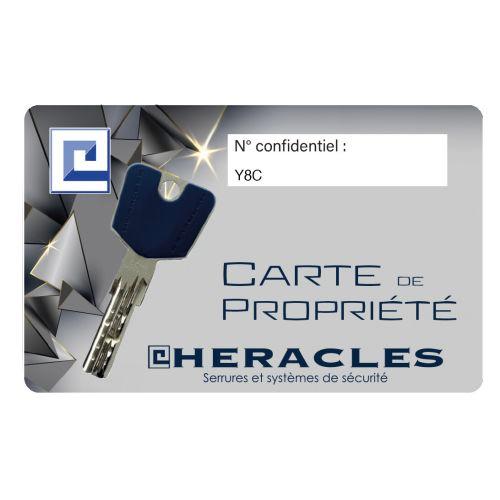 HERACLES Y8C-1008385 cylindre Y8C HSH 35 x 45 mm 5 clés