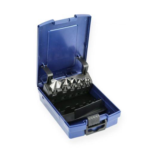 HANGER 154901 coffret de 6 fraises à chanfreiner HSS