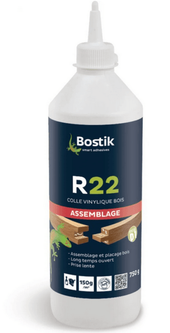 COLLE A BOIS SADER R22 en biberon de 750g