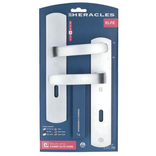 HERACLES B-ELFE-05 ensemble sur plaque entraxe 195 mm clé L chromé mat sur carte