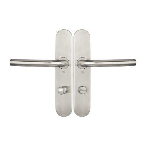 Ensemble double bequille sur plaque JADE série 1194 - Condamnation - inox