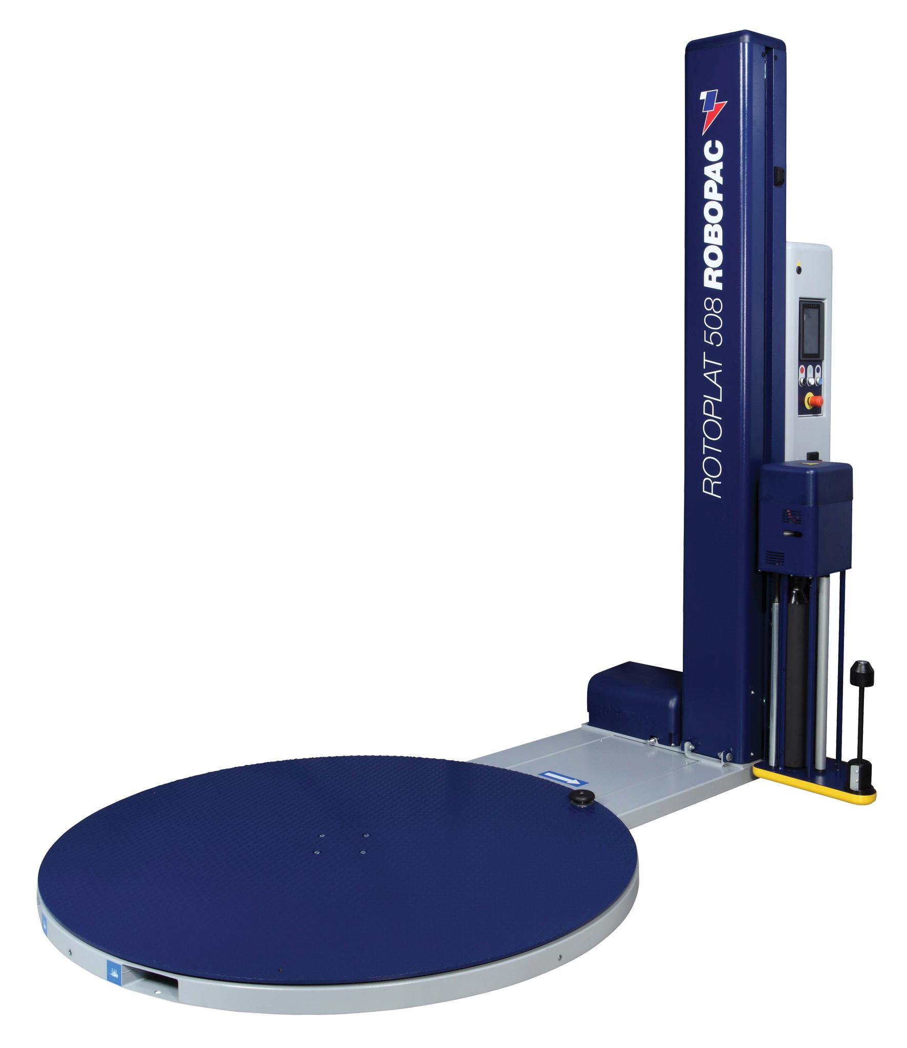 BANDEROLEUSE SEMI-AUTOMATIQUE A PLATEAU TOURNANT