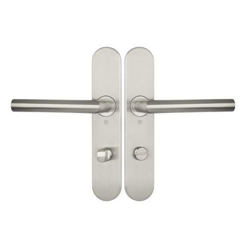 Ensemble double bequille sur plaque JADE série 1394 - Condamnation - inox