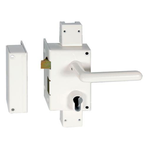 HERACLES MX-3000.002 serrure 3 points sans cylindre verticale fouillot gauche bl