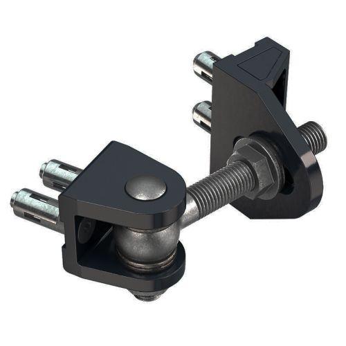 LOCINOX P00013389-9005 Charnière à visser Bolton HD4D 16 mm Quick-Fix noir 9005