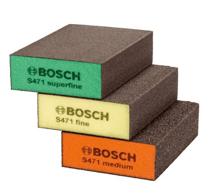 Éponge abrasive mousse STANDARD Bosch Expert pour ponçage