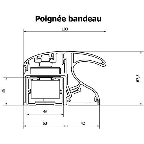HERACLES PL-PV60F1R poignée ventouses