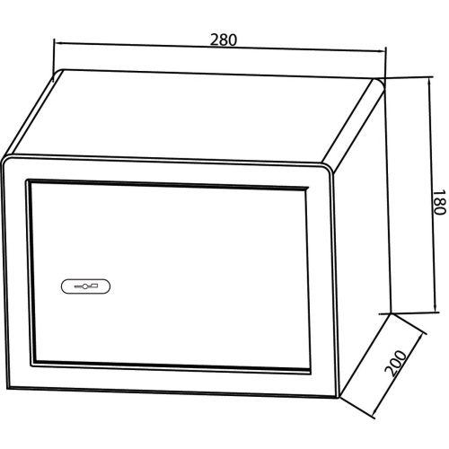 HERACLES I-CFM1 coffre fort mécanique 7 litres CFM