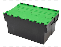 BAC GERBABLE A COUVERCLE VERT