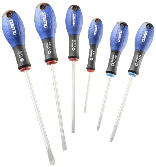 Jeu de 6 tournevis fente-Pozidriv® - Expert by Facom