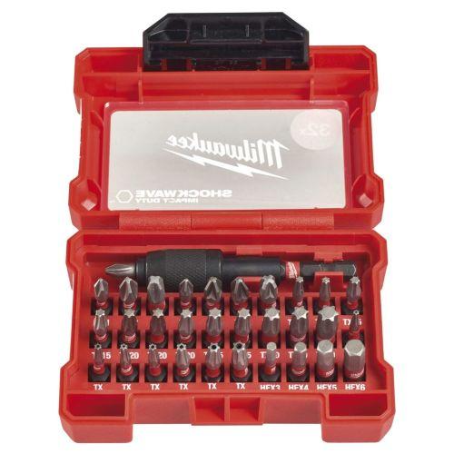Coffret 32 embouts Milwaukee SHOCKWAVE IMPACT DUTY - Réf. 4932464240