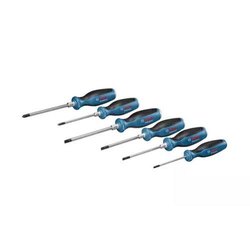 Ensemble de 6 tournevis plats et cruciformes Bosch Professional