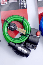 CABLE SPIRAL JUNIOR 180 CM