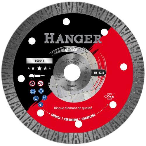 Disque diamant Premium 125 mm pour carrelage/céramique segment 10 mm - HANGER -