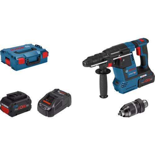 Perforateur SDS-Plus 18V Bosch GBH 18V-26F Professional + 2 batteries ProCORE18V