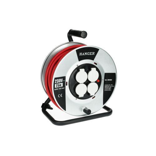 Enrouleur électrique - câble H07RN-F 3G 2,5mm2 et flasque en acier