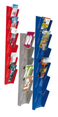 PRESENTOIR MURAL 345 X 1030 4 COMPARTIMENTS