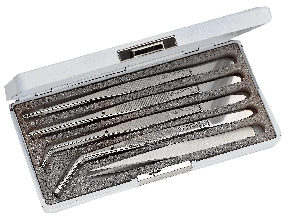 Jeux de 7 Pinces brucelles ""haute précision""