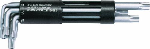 JEU DE CLES MALES COUDEES TORX PERCE