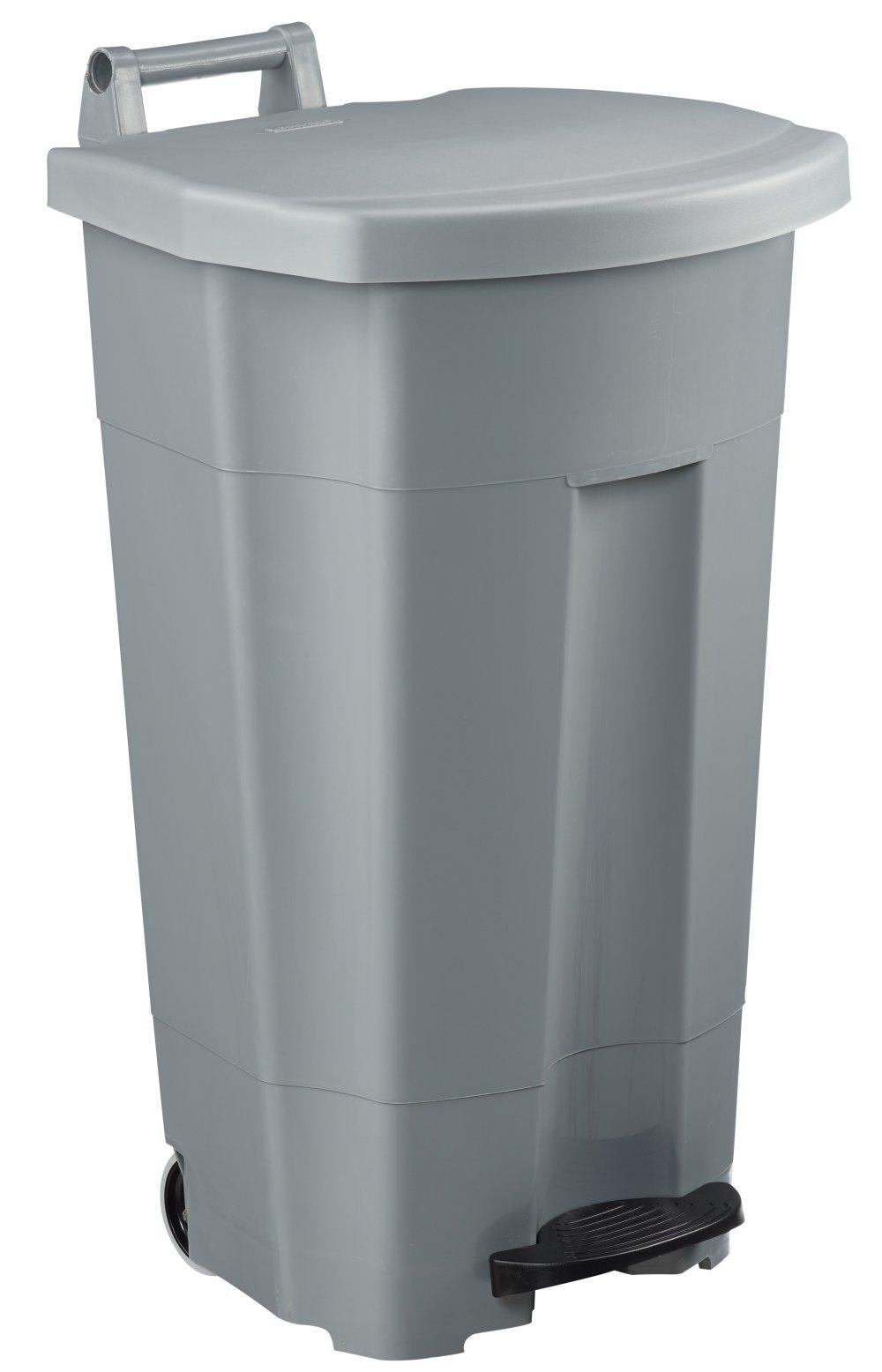 POUBELLE A PEDALE GRIS/GRIS