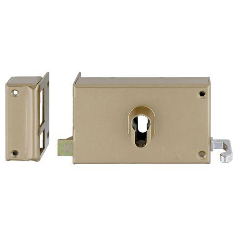 HERACLES 86920 serrure profil européen horizontale tirant coffre seul 140 x 88 m