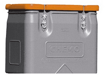 CONTENEUR DE STOCKAGE SECURISE COUVERCLE ORANGE