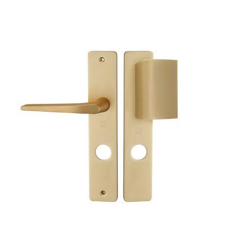 Ensemble Palière sur plaque à trou diamètre 22,5 mm palière champag