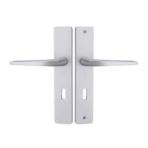 Ensemble sur plaque type clé L argent HIONNA