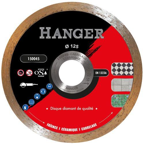 HANGER AFDB-C15-125/22 disque diamant carrelage - céramique diamètre 125/22,23 m