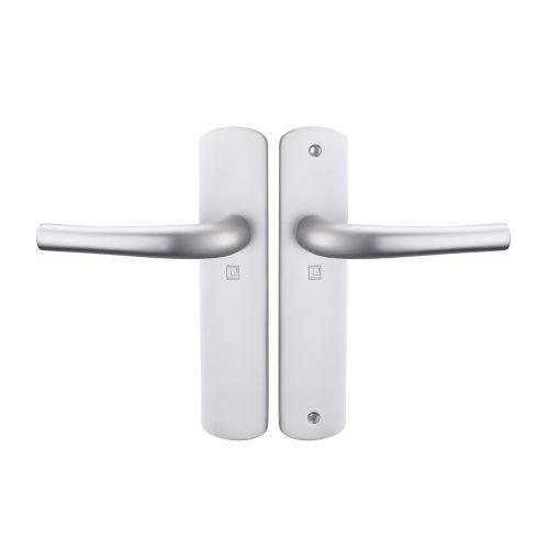 HERACLES B-SALOME-31 ensemble sur plaques entraxe 165 mm bec de cane argent SALO