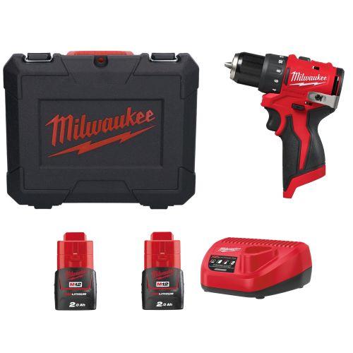 MILWAUKEE 4933499686 perceuse-visseuse 12 V M12BLDDRC-202C brushless 10 mm 40 Nm