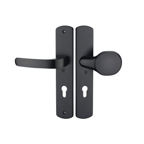 HERACLES B-ELFE-09 ensemble sur plaque entraxe 195 mm palière clé I noir mat ELF