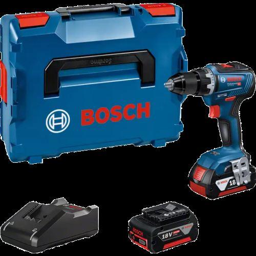 Perceuse-visseuse 18V Bosch GSR 18V-55 - 2 batteries 4Ah - chargeur - coffret