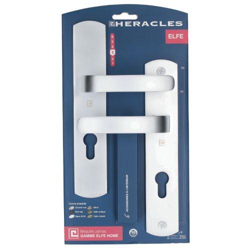 HERACLES B-ELFE-03 ensemble sur plaque entraxe 195 mm clé I chromé mat sur carte