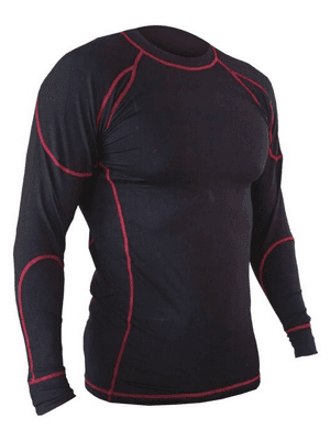 TEE-SHIRT MANCHES LONGUES SAHO NOIR/ROUGE