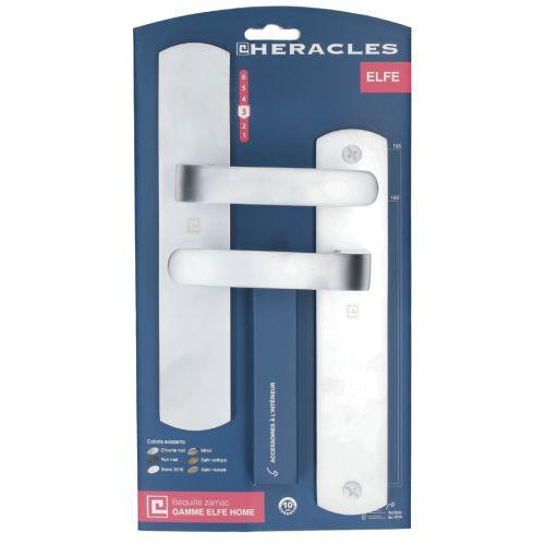 HERACLES B-ELFE-01 ensemble sur plaque entraxe 195 mm bec de cane chromé mat sur